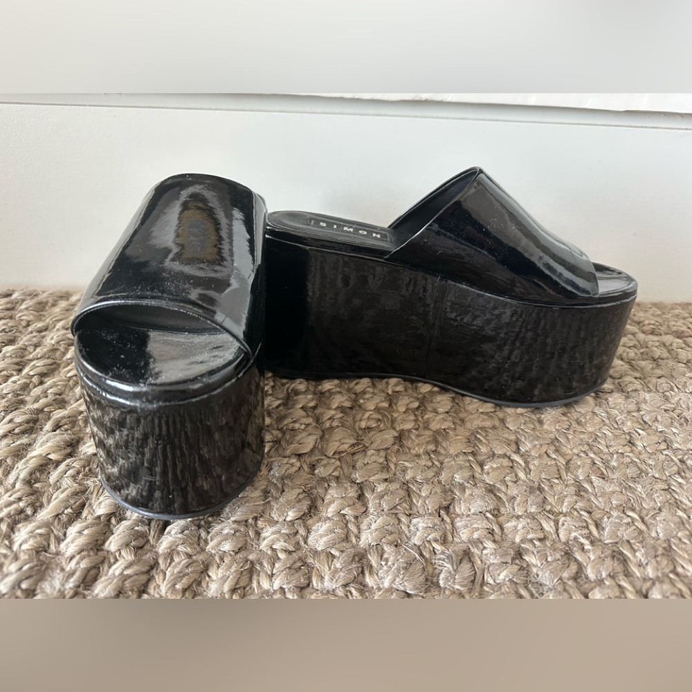 Pristine Super Funky Simon Miller Platform Shoes - Picture 2 of 6